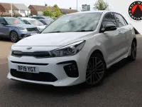 Used Kia Rio GT-Line S 118 HP (86 kW) 2019 White Hatchback