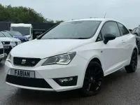 Used Seat Ibiza FR Sport 110 HP (80 kW) 2016 White Coupe