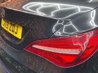Used Mercedes CLA220 AMG line 170 HP (125 kW) 2019 Black Coupe
