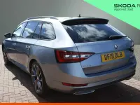 Used Skoda Superb SportLine 150 HP (110 kW) 2019 Business grey metallic Estate