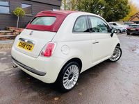 Used Fiat 500C Lounge 69 HP (50 kW) 2009 White Cabriolet