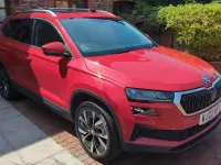 Used Skoda Karoq SE L 150 HP (110 kW) 2022 Red SUV