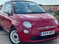 Used Fiat 500C S 69 HP (50 kW) 2014 Red Cabriolet