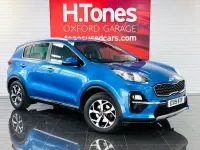 Used Kia Sportage 130 HP (95 kW) 2019 Blue SUV