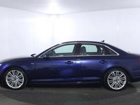 Used Audi A4 S-Line 150 HP (110 kW) 2019 Blue Sedan