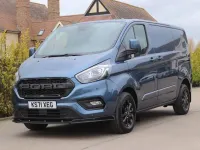 Used Ford Transit Custom Limited 130 HP (95 kW) 2022 Blue Van