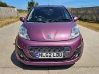 Used Peugeot 107 Allure 68 HP (50 kW) 2012 Mauve/purple Hatchback