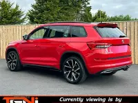 Used Skoda Kodiaq SportLine 190 HP (139 kW) 2018 Red SUV
