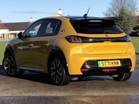 Used Peugeot e-208 Premium 100 kW (136 HP) 2021 Yellow Hatchback
