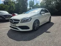 Used Mercedes A200 AMG Line Premium 2017 White Hatchback