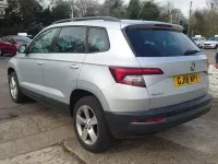 Używany Skoda Karoq SE 115 KM (84 kW) 2018 Srebrny SUV