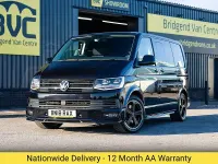 Used VW T6 Highline 204 HP (150 kW) 2018 Black Van