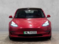 Used Tesla Model 3 Long Range AWD 366 kW (498 HP) 2021 Red Sedan