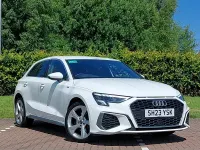 Used Audi A3 e-tron S-Line 204 HP (150 kW) 2023 White Hatchback