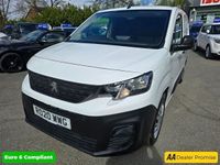 used Peugeot Partner 1.5 BLUEHDI PROFESSIONAL L1 101 BHP IN WHITE WITH 61,097 MILES AND A FULL SERVICE HISTORY, 1 OWNER F