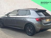 Used Skoda Fabia Colour Edition 95 HP (69 kW) 2023 Graphite grey metallic body / black magic pearl effect roof Hatchback