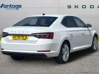Used Skoda Superb SE L 190 HP (139 kW) 2020 Moon white metallic Hatchback