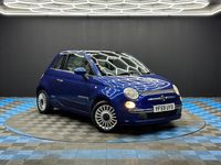 Used Fiat 500 Lounge 69 HP (50 kW) 2010 Blue Hatchback