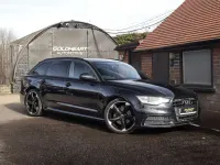 Begagnad Audi A6 Black Edition 2013 Blå Kombi
