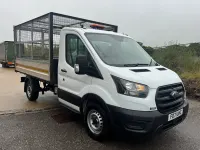 Usado Ford Transit 130 CV (95 kW) 2022 Blanco Descapotable