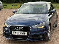 Used Audi A1 S-Line 2013 Blue Hatchback