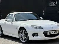 Used Mazda MX5 160 HP (117 kW) 2014 White Cabriolet