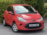 Used Ford Ka 69 HP (50 kW) 2013 Red Hatchback