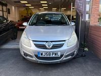 Used Vauxhall Corsa Club 89 HP (65 kW) 2008 Silver Hatchback