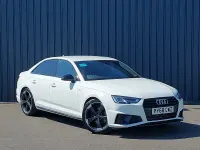 Used Audi A4 Black Edition 150 HP (110 kW) 2019 White Sedan