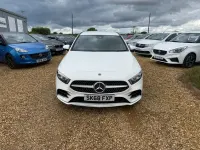 Used Mercedes A200 AMG line 163 HP (119 kW) 2018 White Hatchback
