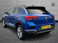 Used VW T-Roc Design 115 HP (84 kW) 2020 Blue SUV