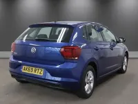 Used VW Polo SE 80 HP (58 kW) 2019 Blue Hatchback
