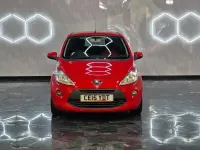 Used Ford Ka Zetec 69 HP (50 kW) 2015 Red Hatchback