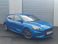 Used Ford Focus ST-Line 125 HP (91 kW) 2018 Blue Hatchback