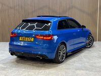 Used Audi S3 Sportback Prestige 300 HP (220 kW) 2015 Blue Hatchback