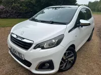 Used Peugeot 108 Allure 82 HP (60 kW) 2014 White Hatchback