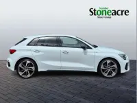 Used Audi A3 Black Edition 147 HP (108 kW) 2023 White Sedan
