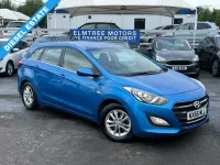Used Hyundai i30 SE 136 HP (100 kW) 2016 Blue Estate