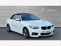 Used BMW 218 M Sport 150 HP (110 kW) 2018 White Cabriolet