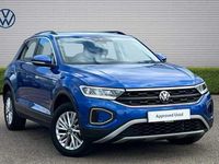 Used VW T-Roc Life 150 HP (110 kW) 2022 Ravenna blue metallic SUV