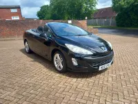 Used Peugeot 308 CC 150 HP (110 kW) 2010 Black Cabriolet