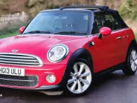 Używany Mini Cooper D Cabriolet 112 KM (82 kW) 2013 Czerwony Kabriolet