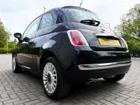 Used Fiat 500 Lounge 85 HP (62 kW) 2011 Black Hatchback