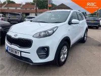 Used Kia Sportage 115 HP (84 kW) 2018 White SUV