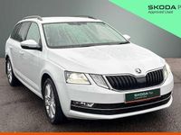 Used Skoda Octavia 140 HP (102 kW) 2019 Moon white metallic Estate