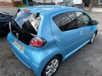 Used Toyota Aygo Style 68 HP (50 kW) 2014 Blue Hatchback