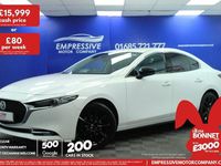 Begagnad Mazda 3 Inclusive 180 HK (132 kW) 2020 Vit Sedan