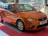 Used Seat Ibiza SE Technology 2018 Orange Hatchback