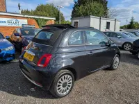 Used Fiat 500C Lounge 69 HP (50 kW) 2018 Black Cabriolet