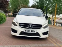 Begagnad Mercedes B180 AMG line 2016 Vit Minibuss